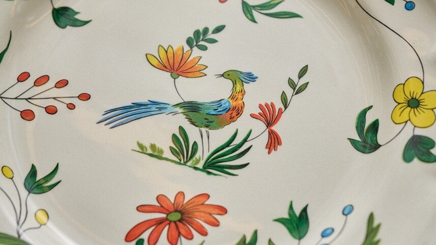 plate zeffirino paris restaurant outdoor